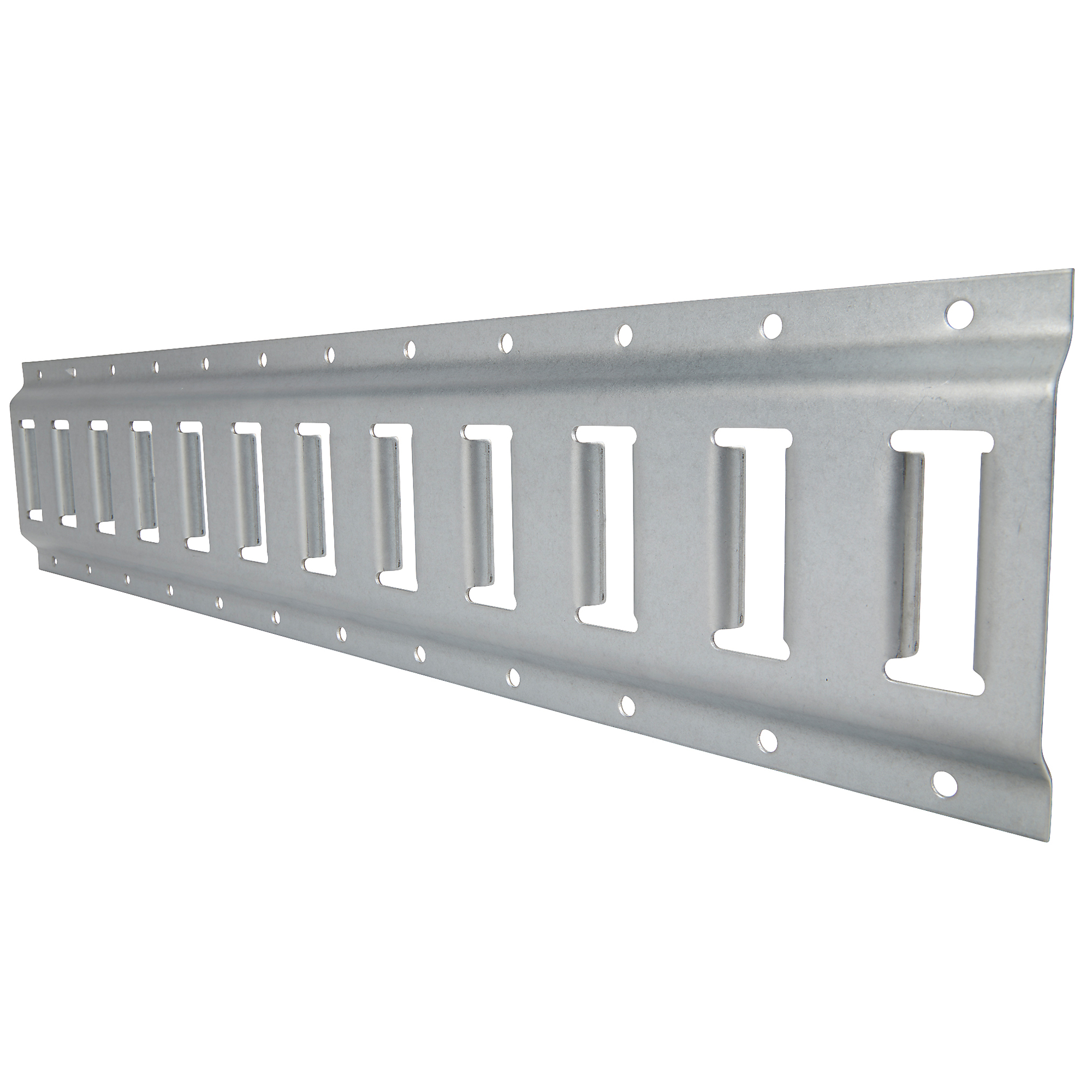 Ultra-Tow 2000-Lb. Capacity Horizontal E-Track, 4ft., Galvanized Silver, 4-Pack